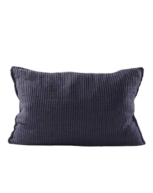 Rafflad Linen Cushion - Navy 40x60