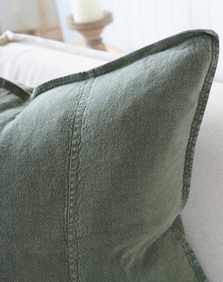 Luca Linen Cushion Khaki 60x60 - Cushion - Republic Home
