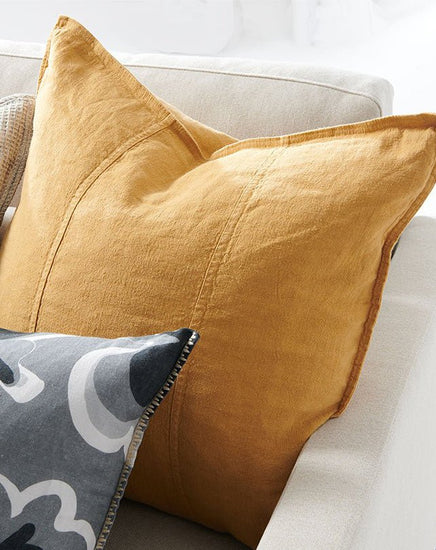Luca Turmeric Cushion 50x50 - Cushion - Republic Home