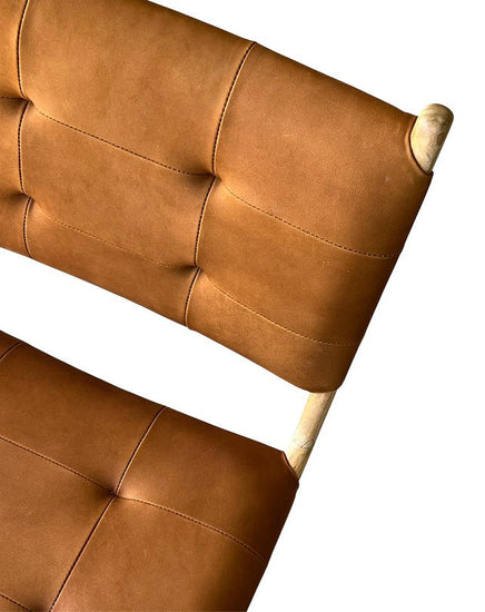 Marlboro Plush Chair (Nubuck Camel) - Furniture - Republic Home