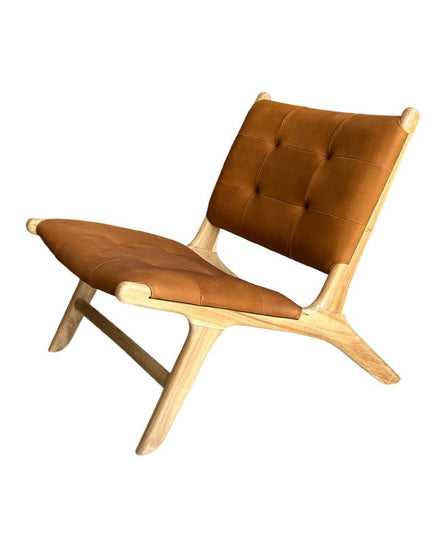 Marlboro Plush Chair (Nubuck Camel) - Furniture - Republic Home