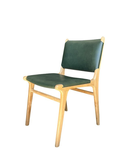 Maya Plush Dining Chair (Dark Green) - Furniture - Republic Home