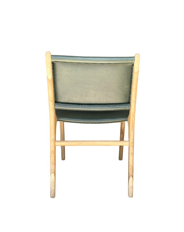 Maya Plush Dining Chair (Dark Green) - Furniture - Republic Home