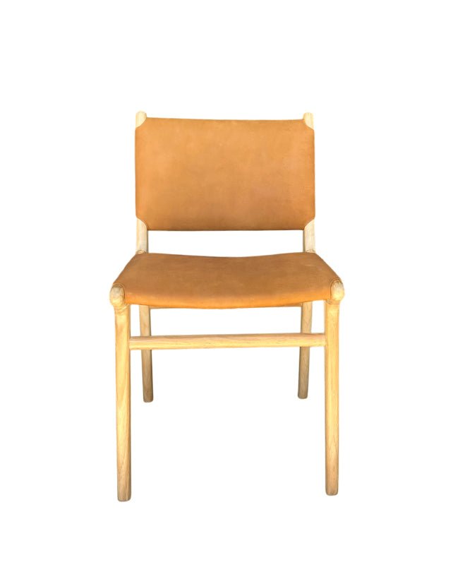 Maya Plush Dining Chair (Nubuck Camel) - Furniture - Republic Home