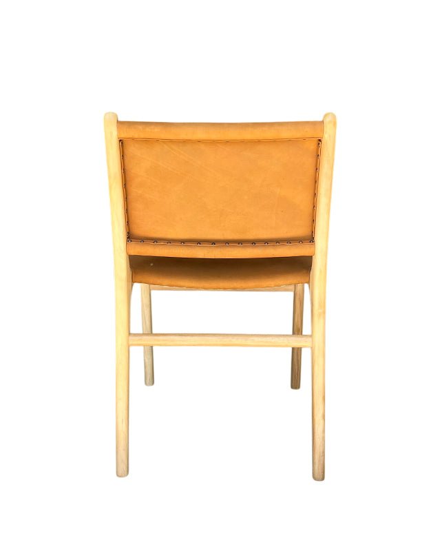 Maya Plush Dining Chair (Nubuck Camel) - Furniture - Republic Home