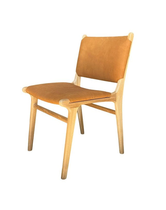 Maya Plush Dining Chair (Nubuck Camel) - Furniture - Republic Home