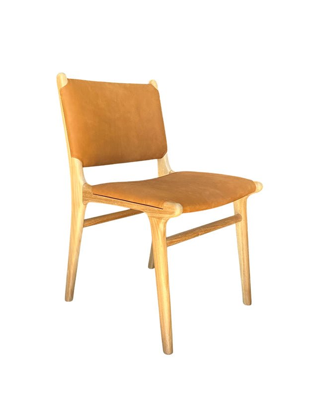 Maya Plush Dining Chair (Nubuck Camel) - Furniture - Republic Home