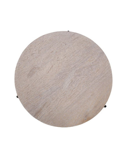 Naxos Coffee Table (Travertine) - Furniture - Republic Home