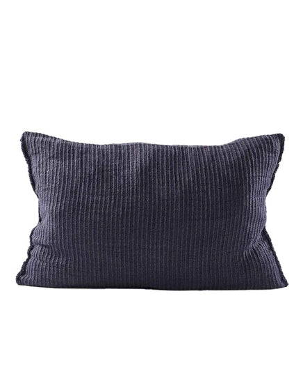Rafflad Linen Cushion - Navy 40x60 - Cushion - Republic Home