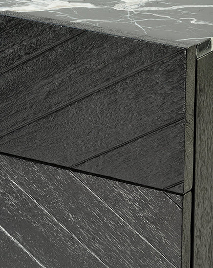 Sari Bedside 2 Drw Studio Carving - Furniture - Republic Home