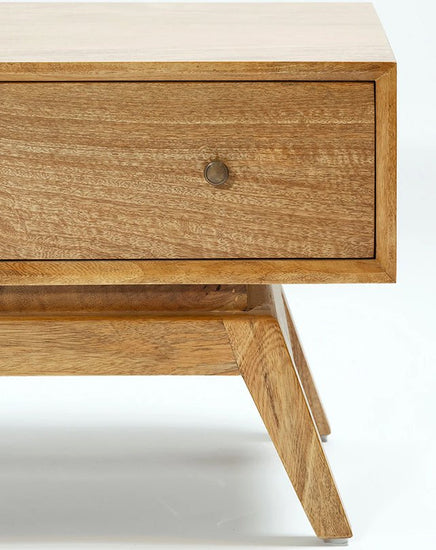 Sari Entertainment Unit Open Middle Shelf - Furniture - Republic Home