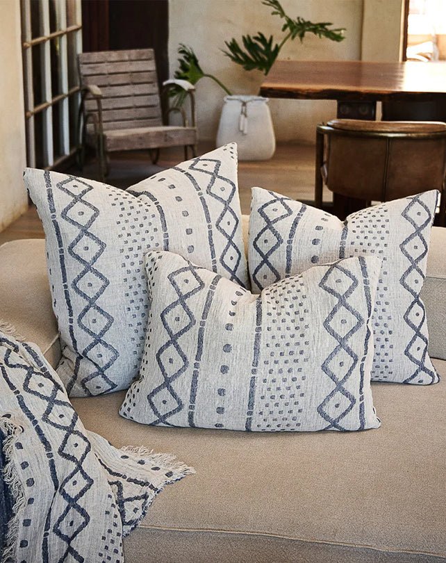 Senza Cushion - Soft Ink/Navy - Cushion - Republic Home