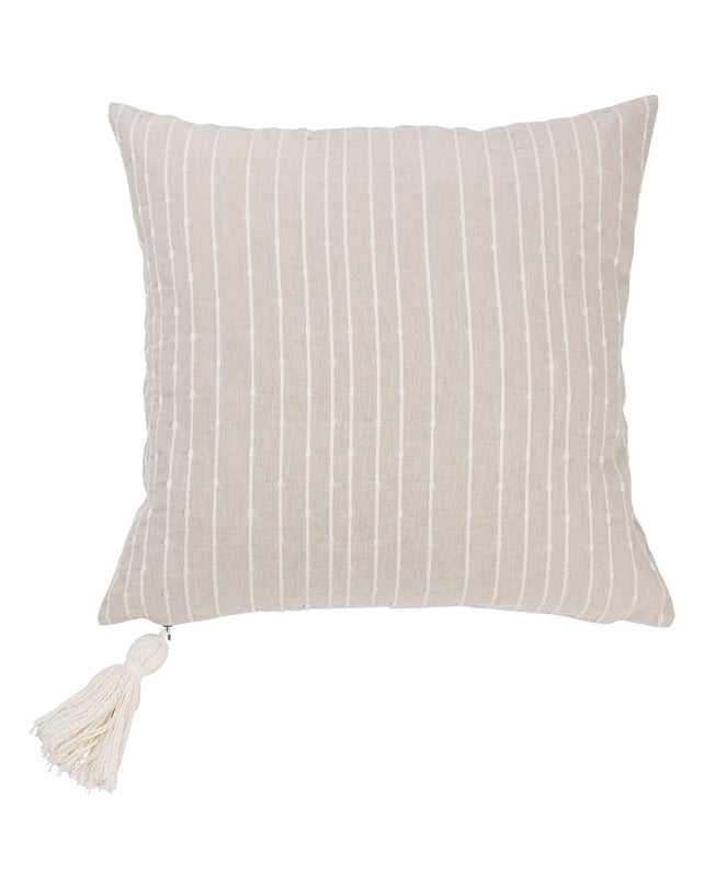 Dolce Cushion Natural/White 50x50 - Republic Home - Cushion