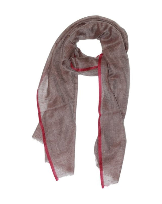 100% Cashmere scarf (brown/red) - Fashion - Republic Home