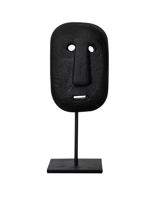 Sumba Stone Mask on Stand - Republic Home - Homewares