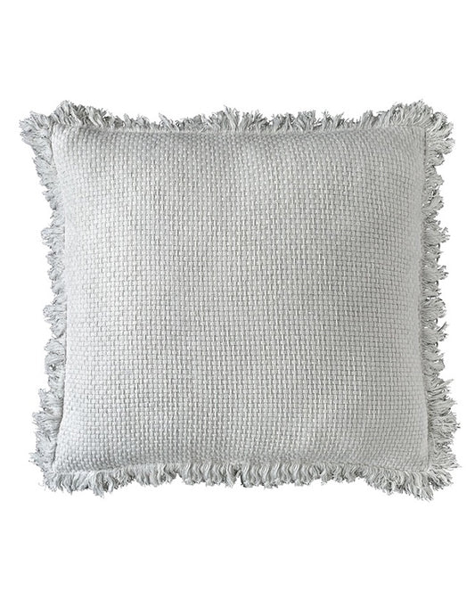 Chelsea Cushion With Fringe White 50x50 - Republic Home - Cushion