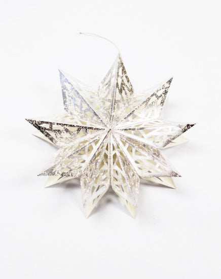 Paper Snowflake - Silver/White - Republic Home - Homewares