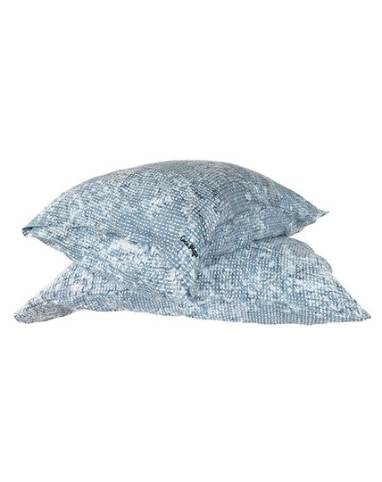 Indigo Tiny Rice Linen Pillowcase - Republic Home - Homewares