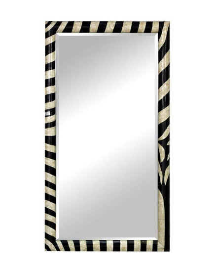Zebra Bone Inlay Mirror - Republic Home - Mirror