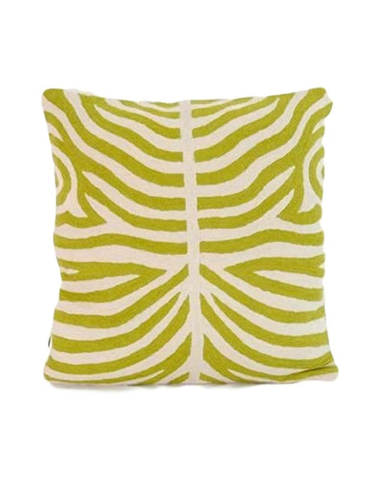 Zebra Lime cushion - Republic Home - Cushion