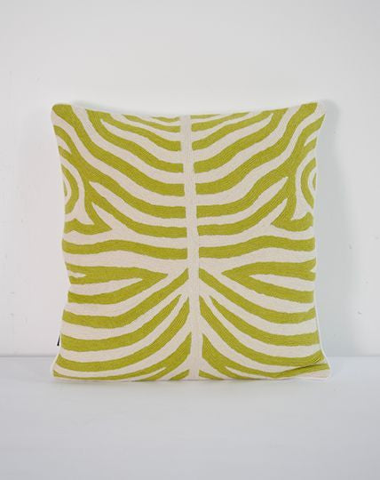 Zebra Lime cushion - Republic Home - Cushion