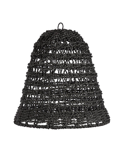 Woven Cone Pendant (Black) - Republic Home - Lighting