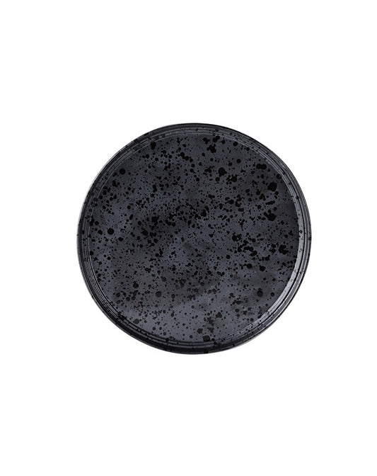Merchant Small Round Plate - Charcoal - Republic Home - Homewares