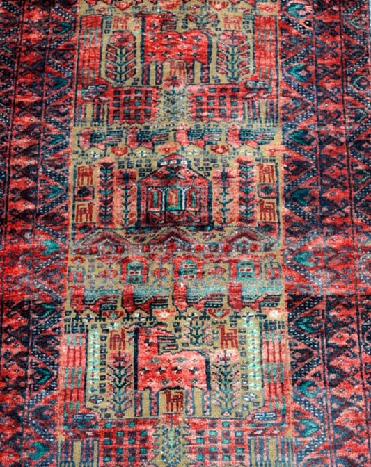 Balouch prayer Rug 150x79cm - Republic Home - Rugs