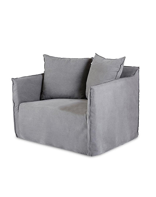 Montauk Slipcover Loveseat - Ash Grey - Republic Home - Furniture