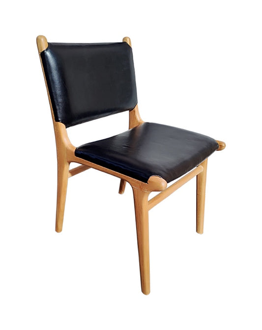 Maya Plush Dining Chair (Black) - Republic Home - Furniture