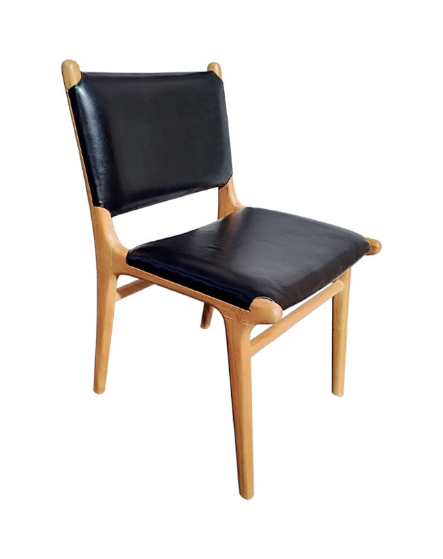 Maya Plush Dining Chair (Black) - Republic Home - Furniture