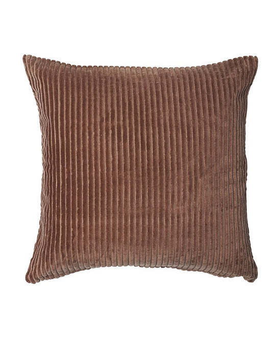 Geant Ribbed Velvet Cushion Desert Rose 50x50 - Republic Home - Cushion