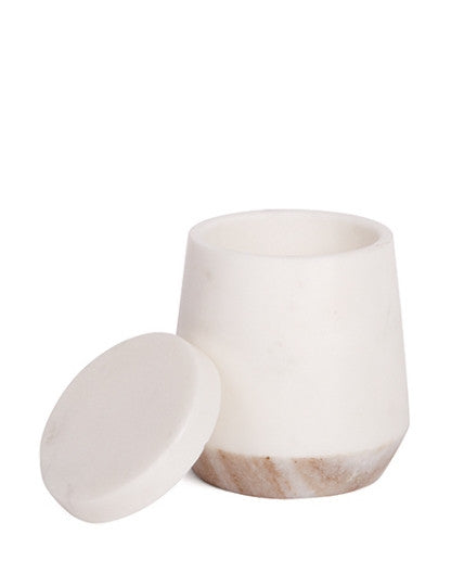 Crest Marble Canister - Republic Home - Bathroom