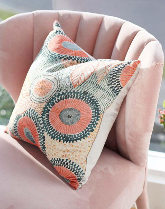 Brillar Linen Cushion - Multi Coloured 50x50