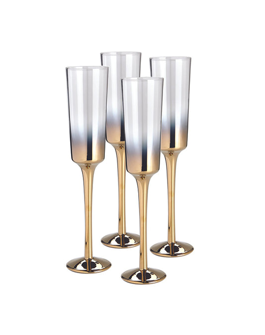 Cariso Set of 4 Champagne Flutes