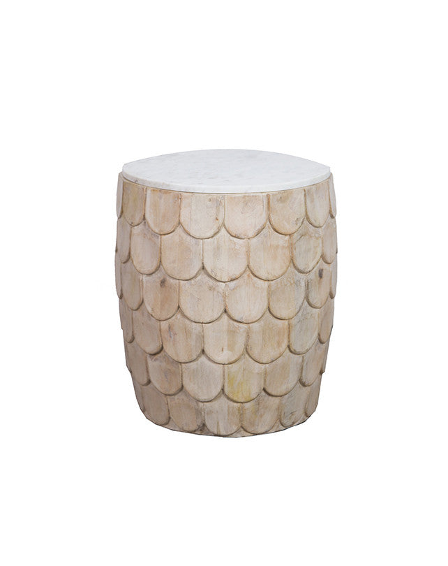 Scaled Side Table (Natural) - Republic Home - Furniture
