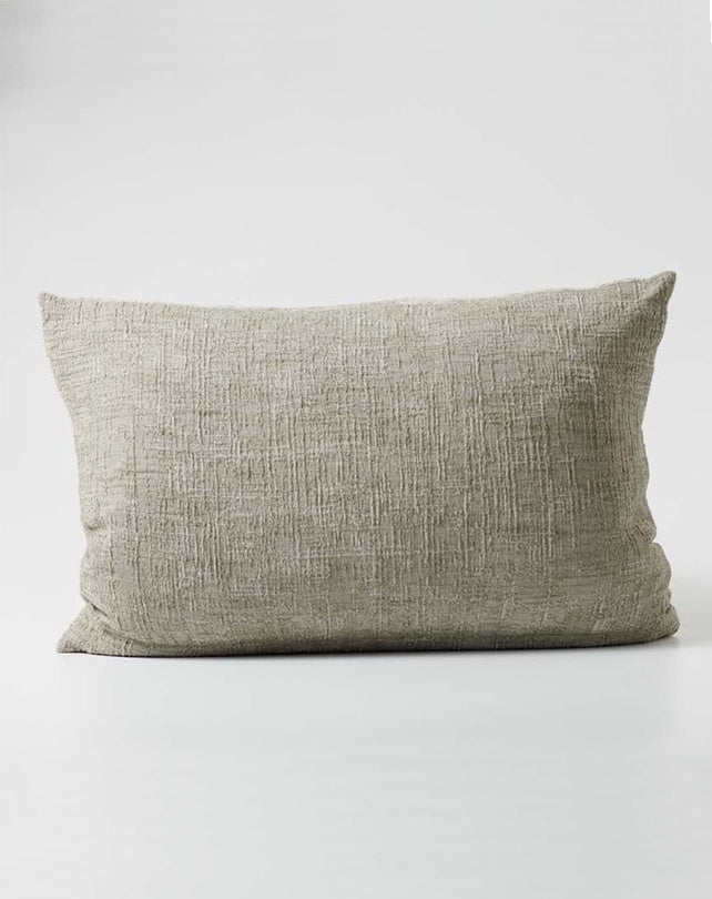 Dendi Reversible Jacquard Cushion - Sage 40x60