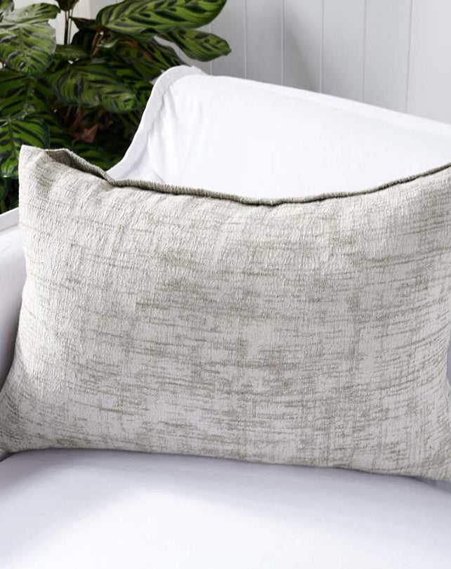 Dendi Reversible Jacquard Cushion - Sage 40x60