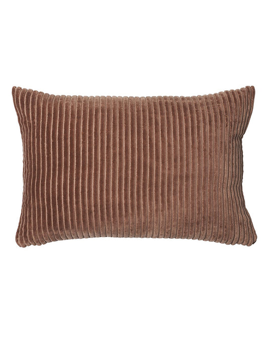 Geant Ribbed Velvet Cushion Desert Rose 40x60 - Republic Home - Cushion