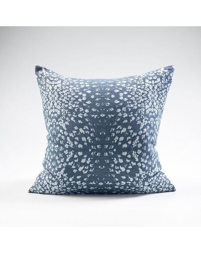 Glacier Reversible Cushion  - Navy/White 50x50