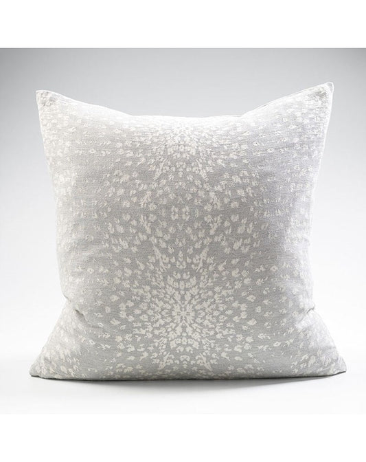 Glacier Reversible Cushion - Silver Grey/White 50x50