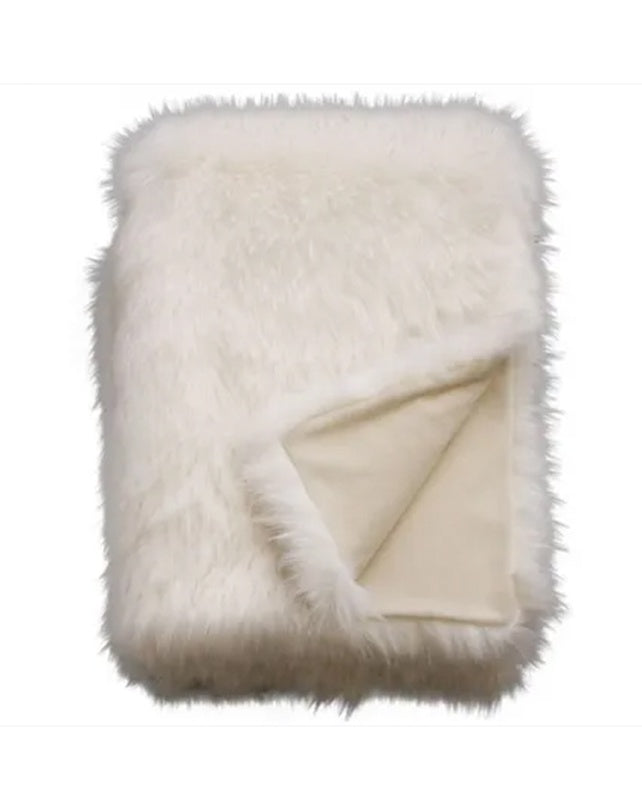 Faux Fur Throw - Norwegian Fox 150x180