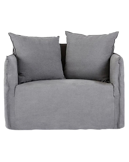 Montauk Slipcover Loveseat - Ash Grey - Republic Home - Furniture