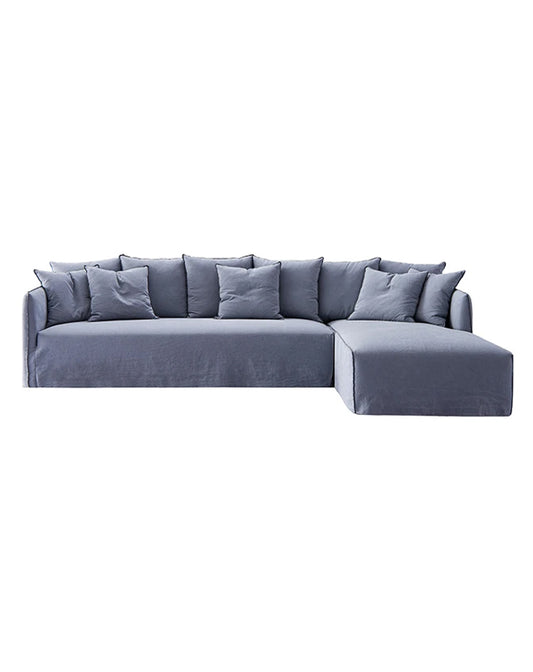 Montauk Slipcover Sofa with Chaise - Ash Grey - Republic Home - Furniture