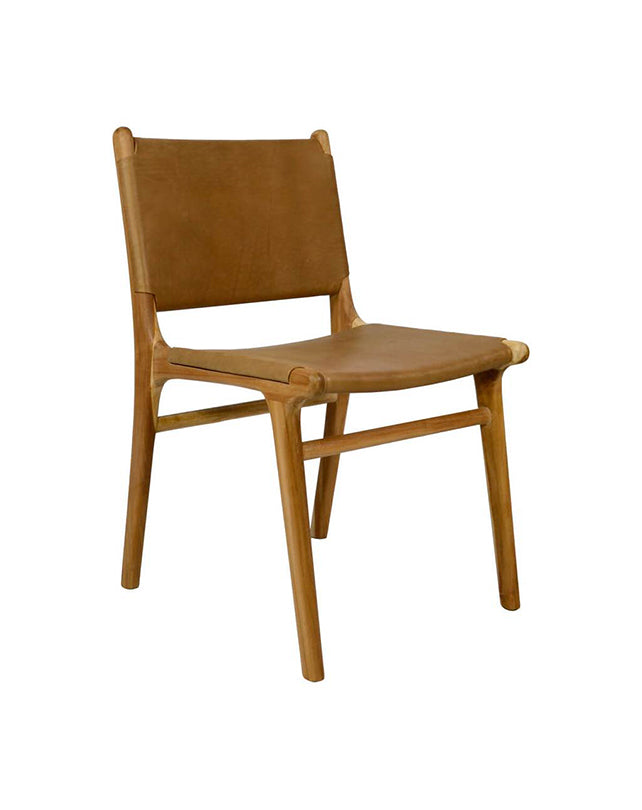 Maya Dining Chair - Flat Leather - Republic Home - Furniture