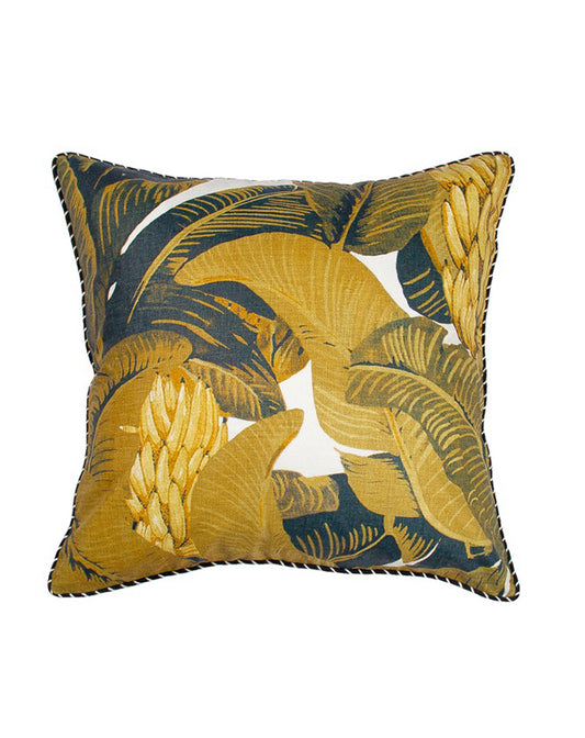 Linen Mustique Golden Cushion 55x55 - Republic Home - Cushion