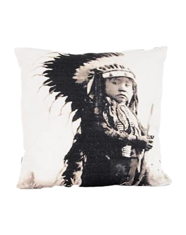 Native American Boy cushion - Republic Home - Cushion