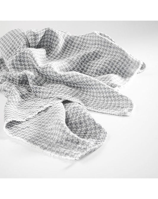Ordonne Linen Throw - Silver Grey 200x150
