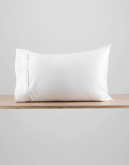 Organic 500TC Cotton Pillowcases — White IsleOfOmni