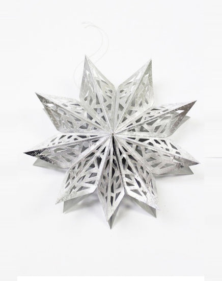 Paper Snowflake - Silver - Republic Home - Homewares